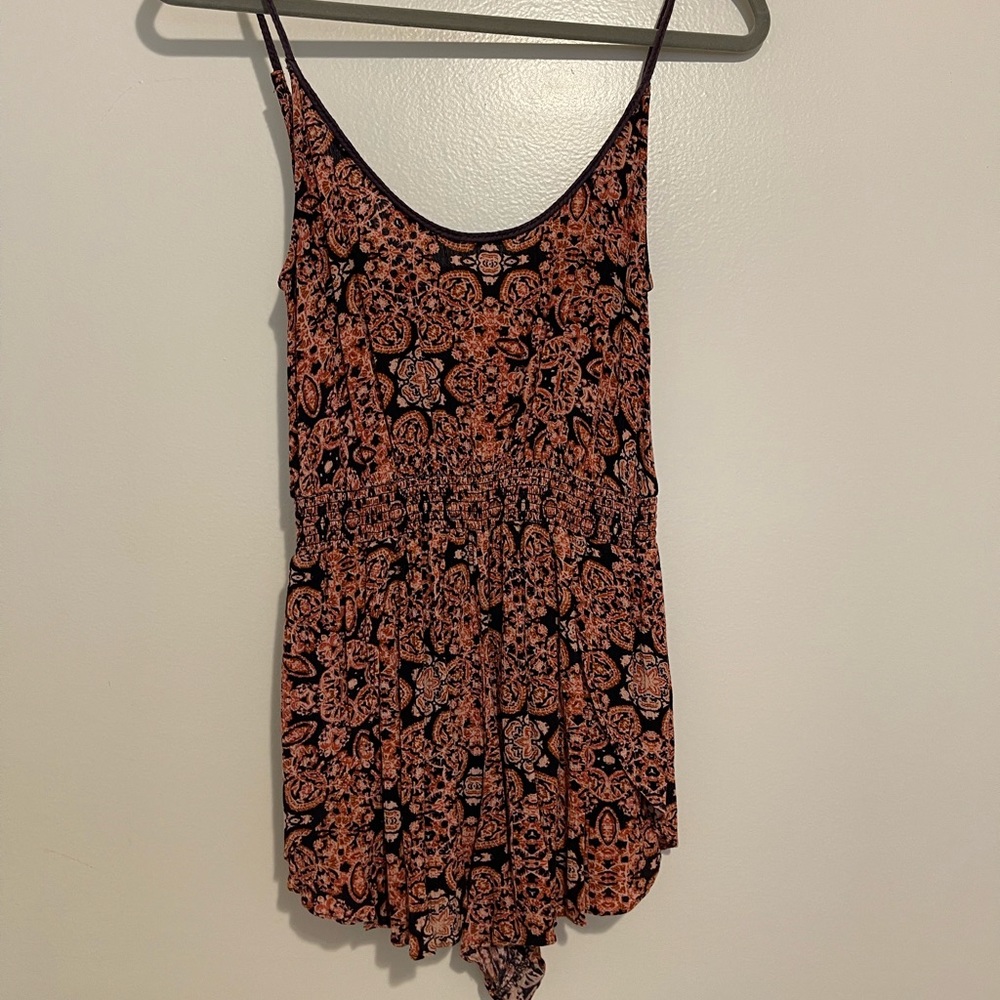 Pattern day time romper